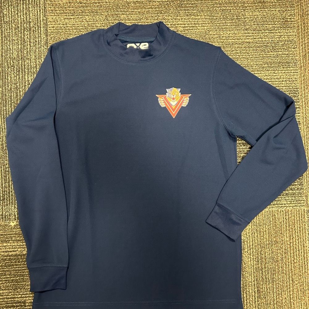 Navy Blue Long Sleeve Men's Shirt